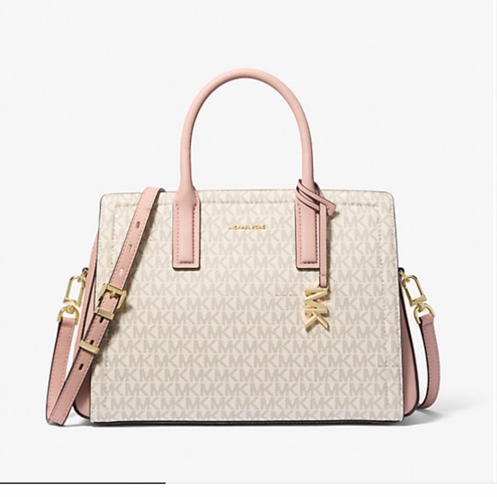 Michael Kors Satchel in vanilla/soft pink